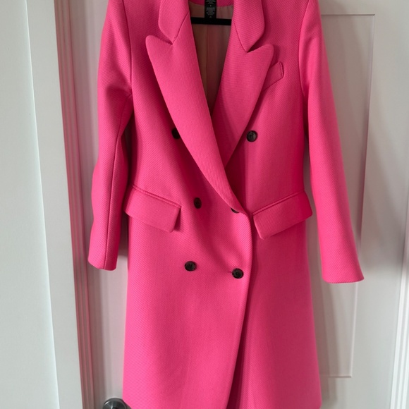 Smythe Pink Wool Coat - Picture 3 of 4